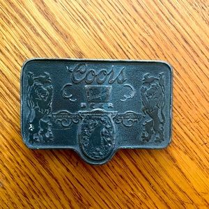 Coors Banquet Beer Belt buckle